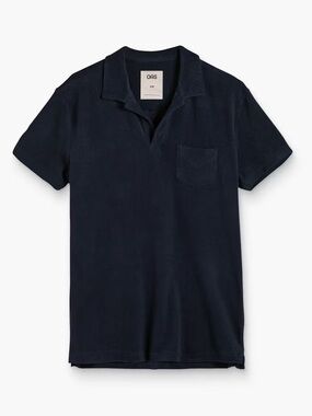 OAS Navy Blue Terry Polo Shirt Men’s XL
